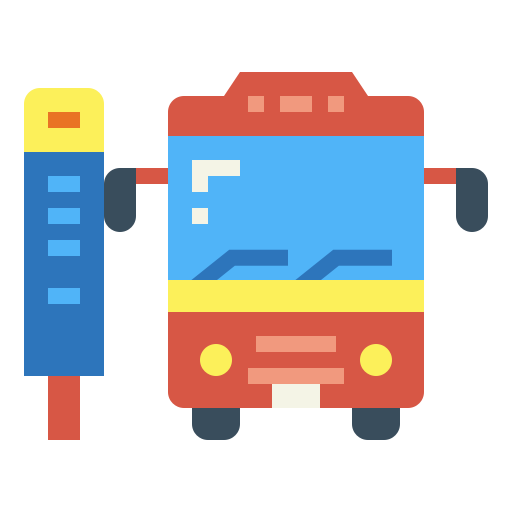Bus stop free icon