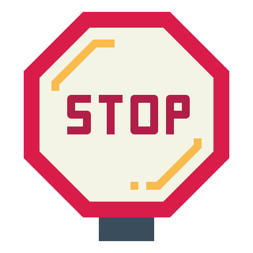 Stop free icon Stop free icon