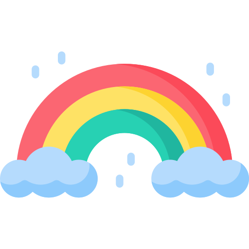 arco iris icono gratis