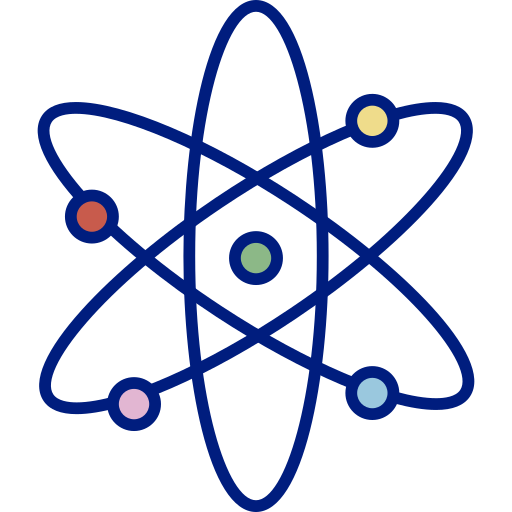 Molecules Generic Outline Color Icon