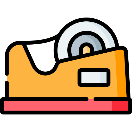 Tape dispenser Special Lineal color icon