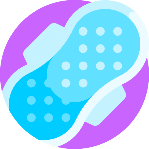 Sanitary towel Detailed Flat Circular Flat icon