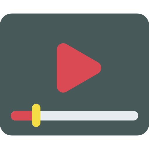 reproductor de video icono gratis