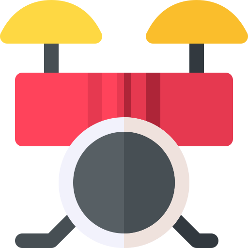 Drum set free icon