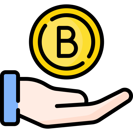 Bitcoin free icon Bitcoin free icon