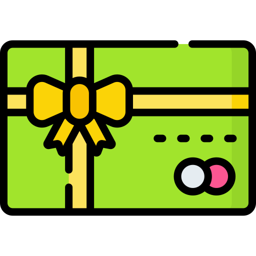 Gift card Special Lineal color icon