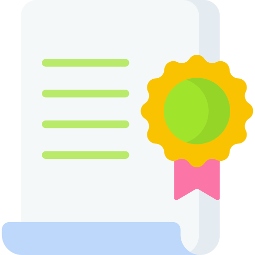 Certificate Special Flat icon