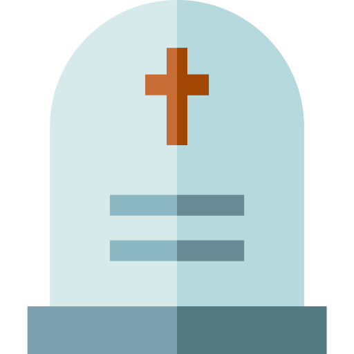 Grave Basic Straight Flat icon