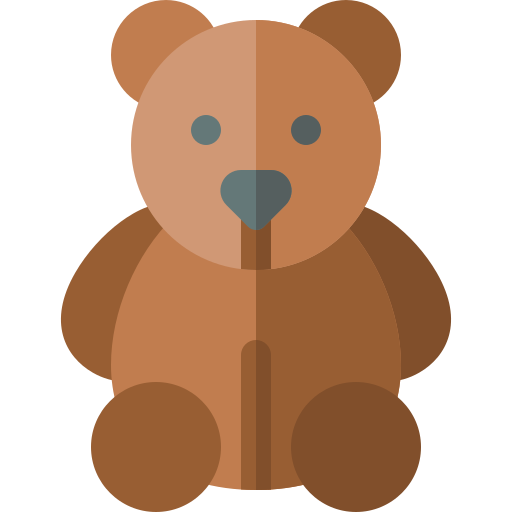 oso de peluche icono gratis