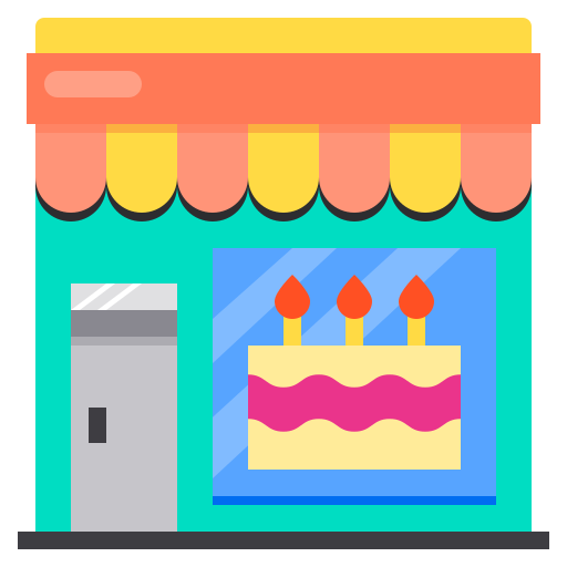 pastel de cumpleaños icono gratis