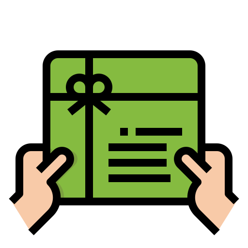 tarjeta de regalo icono gratis