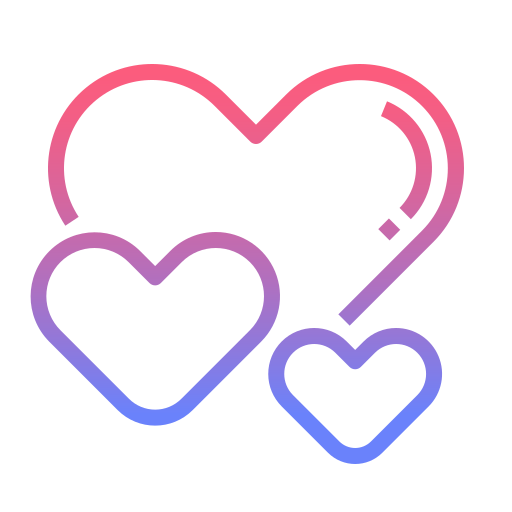 Heart Nhor Phai Lineal Gradient icon