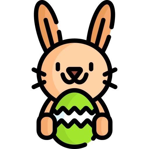 conejo de pascua icono gratis