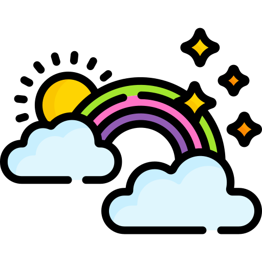 arco iris icono gratis