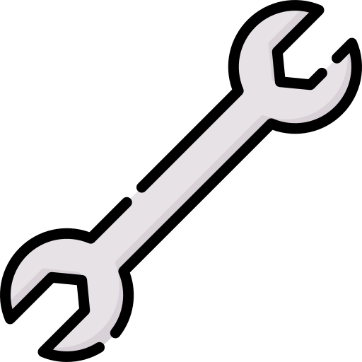 llave inglesa icono gratis