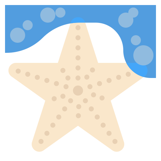 estrella de mar icono gratis