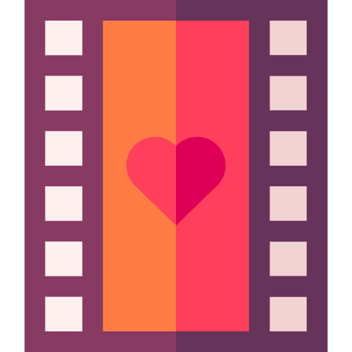 película romántica icono gratis