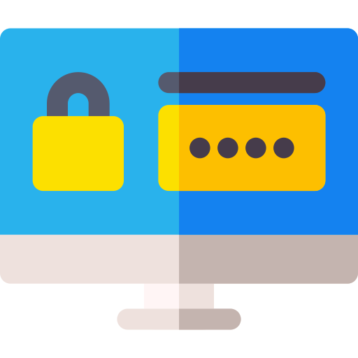 Password Basic Rounded Flat Icon 5394