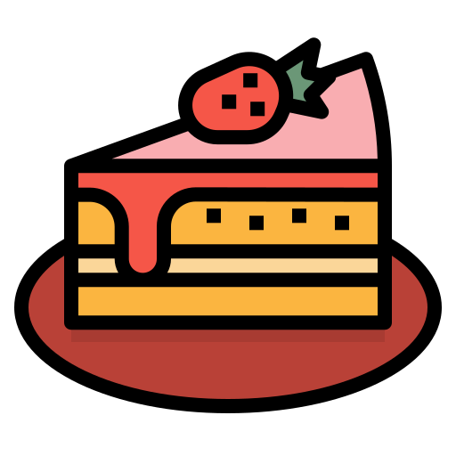 pastel de fresa icono gratis