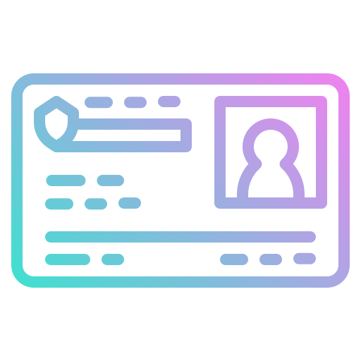 tarjeta de identificación icono gratis