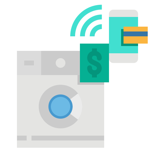 servicio de lavandería icono gratis