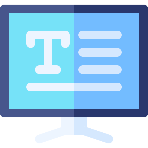 editor de texto icono gratis