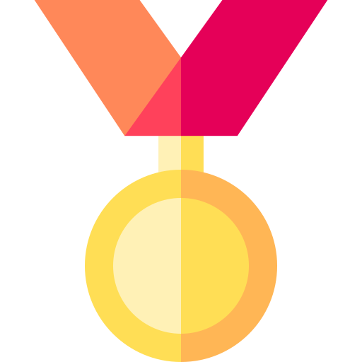 Medal Basic Straight Flat icon