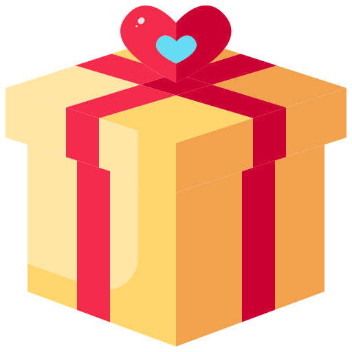 caja de regalo icono gratis