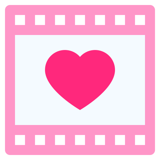 película romántica icono gratis