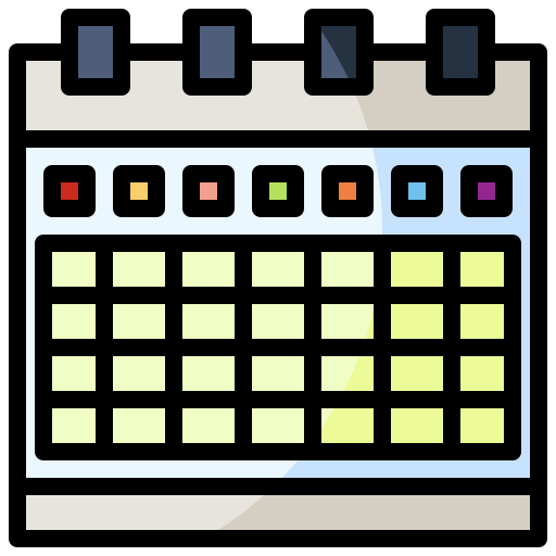 calendrier Icône gratuit calendrier Icône gratuit