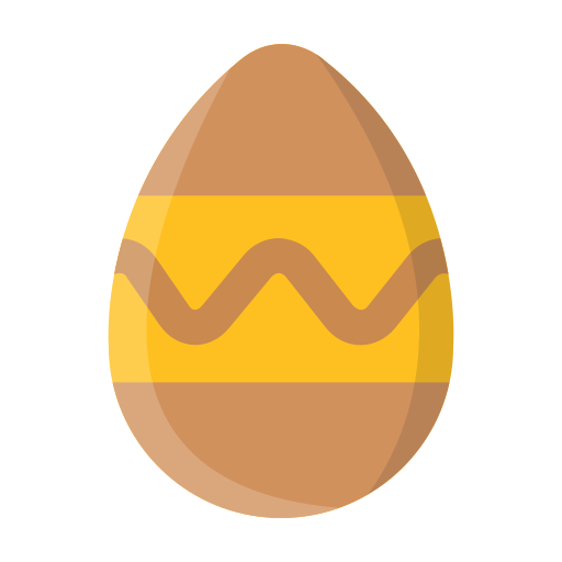 huevo de pascua icono gratis