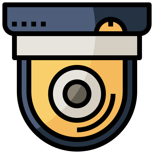 circuito cerrado de televisión icono gratis