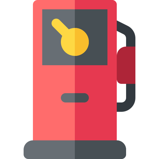 Gas station Basic Rounded Flat icon