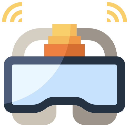 gafas de realidad virtual icono gratis