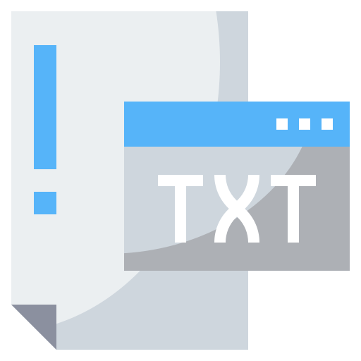 archivo txt icono gratis