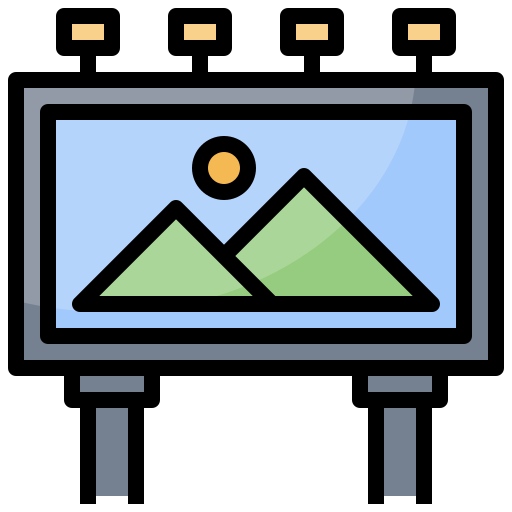 Billboard free icon Billboard free icon
