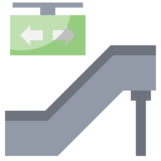 Escalator free icon