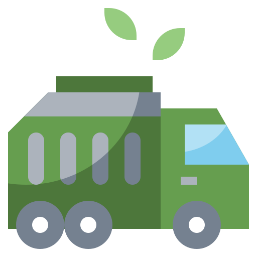 Garbage truck free icon Garbage truck free icon