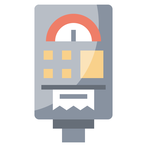 Parking meter free icon Parking meter free icon