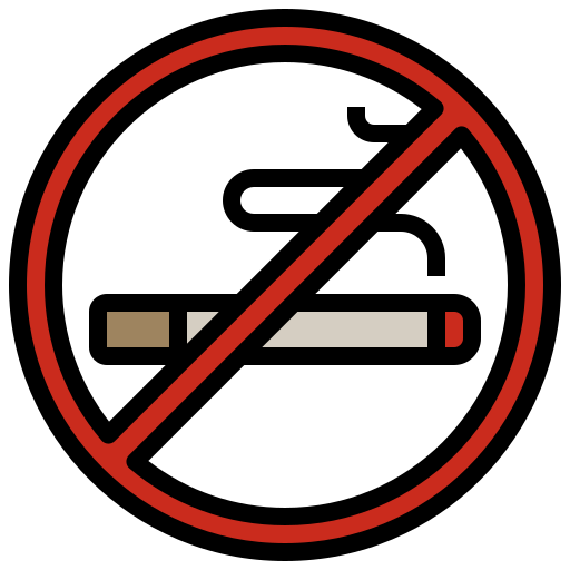 No smoke Surang Lineal Color icon