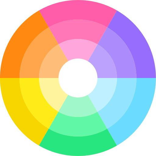 Color wheel - Free edit tools icons