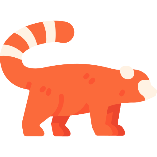 Red panda Special Flat icon