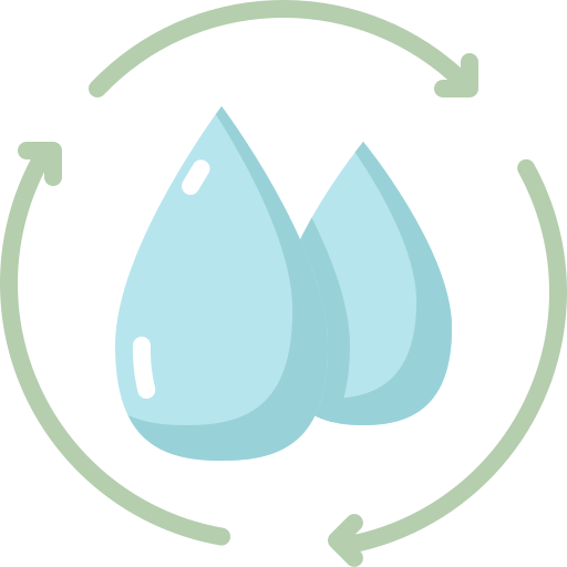 réutiliser l'eau Icône gratuit