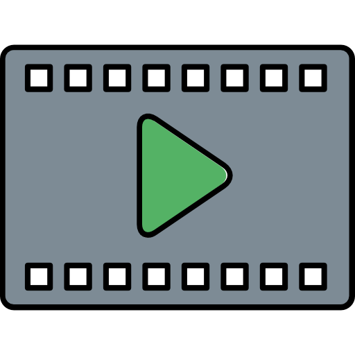 reproductor de video icono gratis