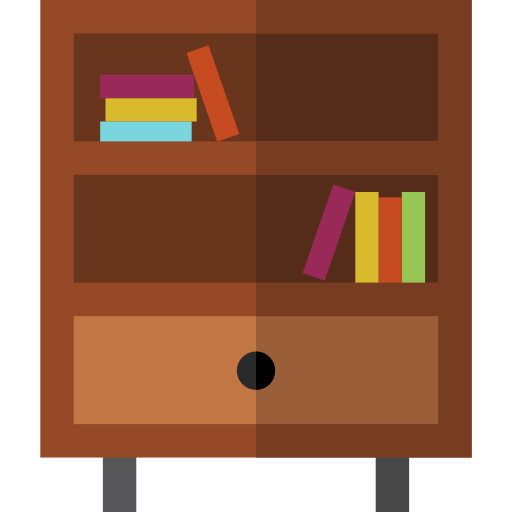 Книжная полка бесплатно иконка