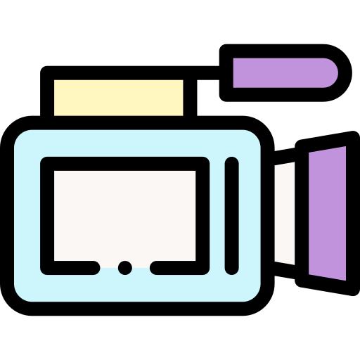 camara de video icono gratis