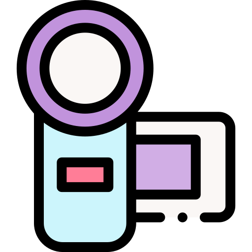 camara de video icono gratis