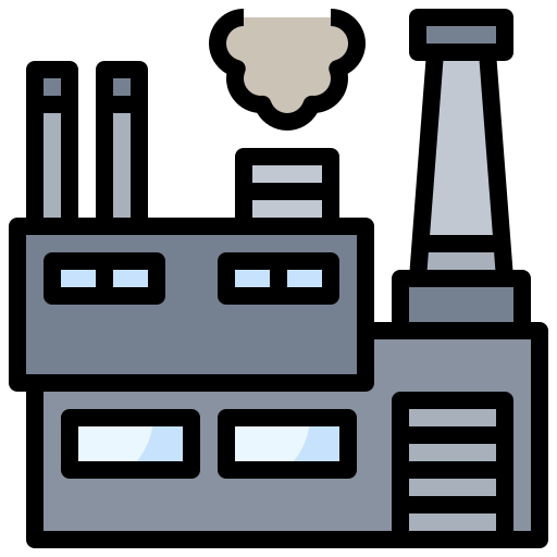 Factory Surang Lineal Color icon