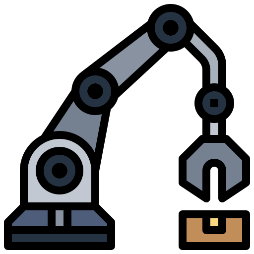 Robotic arm Surang Lineal Color icon