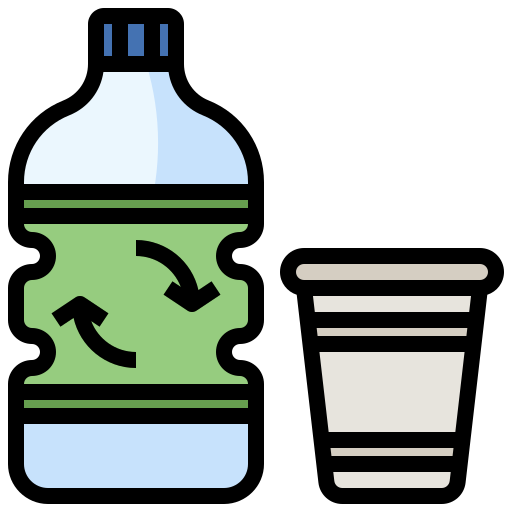 Plastic free icon Plastic free icon